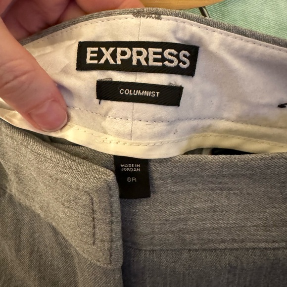 Express - column dress pants - size 8 regular - grey - medium weight fabric - Picture 4 of 4